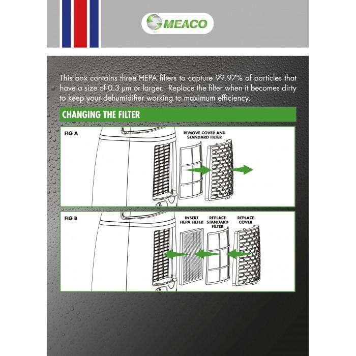 Meaco 20L Low Energy HEPA Filter Pack - Image 3