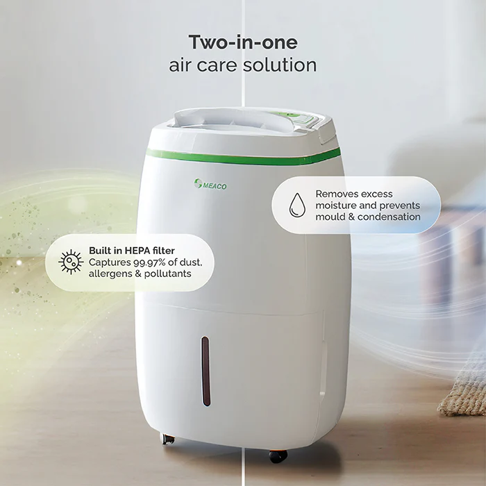 Meaco 20L Low Energy Dehumidifier and Air Purifier - Image 3